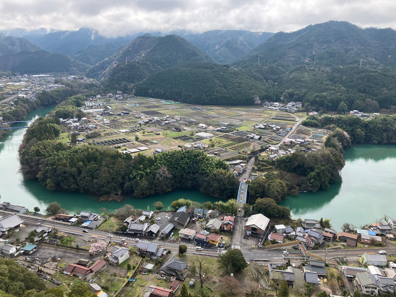 岐阜のグランドキャニオン　遠見山